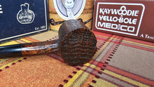 Load image into Gallery viewer, Greywoodie Tawny Burl Crag Bent Poker Pipe
