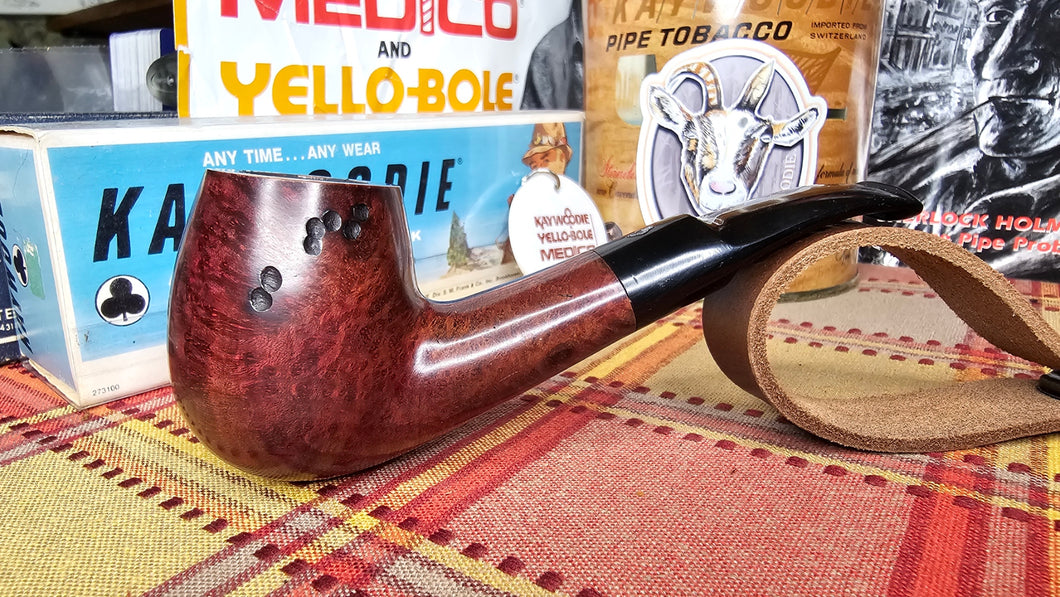 Kaywoodie Birkshire Wide Shank Bent Billiard Pipe