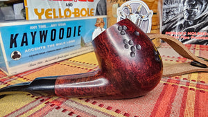 Kaywoodie Birkshire Wide Shank Bent Billiard Pipe