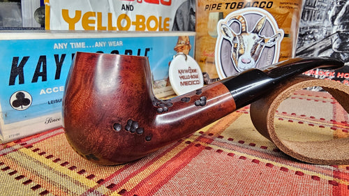 Kaywoodie Birkshire Wide Shank Bent Billiard Pipe