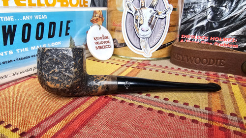 Kaywoodie Red-Root Natural Petite Panel Pipe