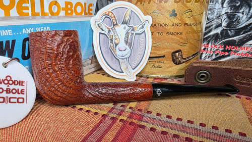 Kaywoodie Burl Choice Stacked Billiard Pipe