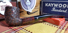 Load image into Gallery viewer, Kaywoodie Natural Burl Bent Billiard Pipe